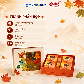 [Hộp 4 Bánh 200gr] Bánh Trung Thu Givral Sum vầy 3