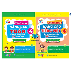 Sách - Combo Chinh Phục Nâng Cao Toán + Tiếng việt Lớp 4 - Kết Nối