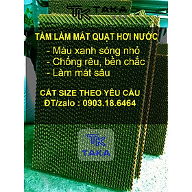 Tấm làm mát cho quạt điều hòa di động, quạt hơi nước tấm màu xanh sóng nhỏ làm mát sâu