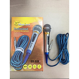 Mua MICRO 688 hút giọng  hát nhẹ  giọng mềm  chống rú tốt  dây dài chắc chắn chống xoắn đứt