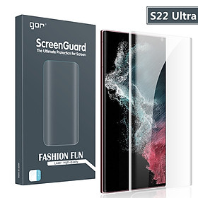 Miếng Dán Dẻo GOR dành cho Samsung Galaxy S22 Ultra (Bộ 3 Miếng) - Hàng Nhập Khẩu