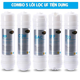 Combo 5 lõi lọc cho máy lọc nước tinh khiết UF5 (Ultra Filter) Eurolife COMBO-LL-UF