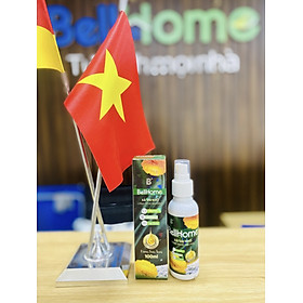 Xả Vải Khô Công Nghệ Sinh Học Bell Home Xanh Lá Hương Sang Trọng 100ml
