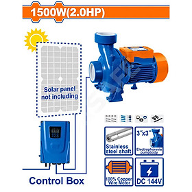 MÁY BƠM NƯỚC NĂNG LƯỢNG MẶT TRỜI (KHÔNG BAO GỒM TẤM NĂNG LƯỢNG MẶT TRỜI) 1500W(2.0HP) WADFOW WWPCDC051 - HÀNG CHÍNH HÃNG