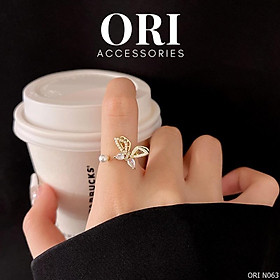 Nhẫn nữ Freesize cánh bướm Celina độc đáo thời trang ORI ACCESSORIES N063
