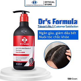 Dầu Gội Kiểm Soát Dầu & Ngăn Gàu Dr's Formula Anti-Oil & Anti-Dandruff Shampoo