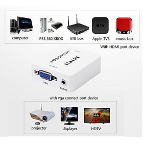 Mua Hộp HDMI to VGA converter HDMI2VGA