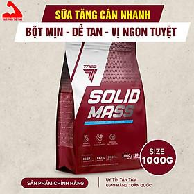 Sữa tăng cân tăng cơ SOLID MASS 5800g - NHIỀU MÙI VỊ - KÈM QUÀ TẶNG - Hỗ trợ tăng cân, tăng sức mạnh, phát triển cơ bắp dành cho người tập thể hình và thể thao - Hàng chính hãng