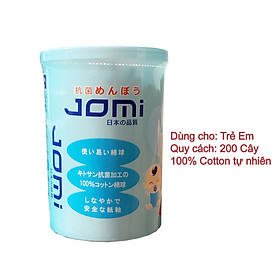 Bông Ngoáy Tai Trẻ Em Jomi Hộp 200 Cây