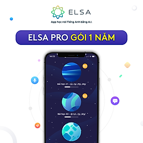 Hình ảnh sách Phát âm tiếng Anh chuẩn bản xứ cùng ELSA SPEAK - Gói học ELSA Pro thời hạn 1 năm