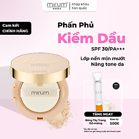 Phấn phủ siêu mịn Mirum kiềm dầu, nâng tông trắng hồng tự nhiên 10gr