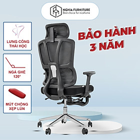 Mua Ghế công thái học Nghia Furniture JOY - H  Tải trọng ghế 120kg  lưng lưới thoáng khí  ngả ghế 120 độ