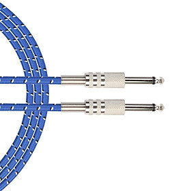 Phong cách mới nhất BK3045B6.5mm cáp âm thanh 6.35 stereo điện/acoustic guitar cáp microphone cáp trộn cáp - màu xanh da trời