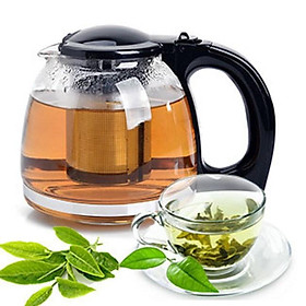 Mua Ấm pha trà ấm nước thủy tinh 1.3L có lưỡi lọc