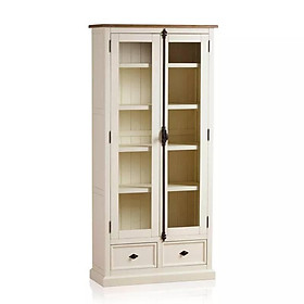 Mua Tủ Trưng Bày 2 Cánh Kính Shutter Gỗ Sồi Ibie LSD2SHUO - Trắng (90 x 42 cm)