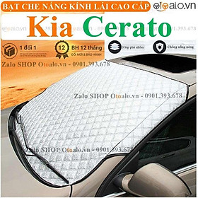 Tấm che chắn nắng nóng kính lái xe ô tô Kia Cerato 3 Lớp Cao Cấp - OTOALO
