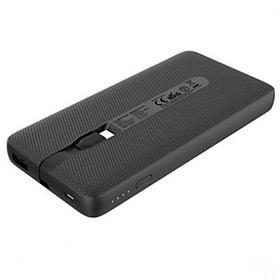 Pin Sạc Dự Phòng RAVPower 10000mAh - RP-PB161 Tích Hợp Cáp USB Type-C Hỗ Trợ Sạc Nhanh PD Power Delivery 18W và Quick Charge 3.0 - Hàng Chính Hãng