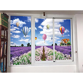 Tranh dán tường khinh khí cầu PC47