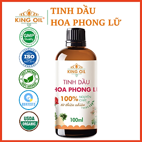 Tinh dầu Phong Lữ nguyên chất từ thiên nhiên, xông phòng, khử mùi, thơm phòng, đuổi muỗi, thư giản - KingOil