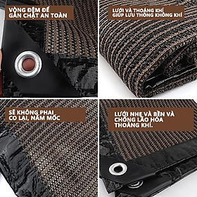 Mua Lưới Che Nắng Bạt Che Nắng Ngoài Trời Làm Râm Mát Size Lớn