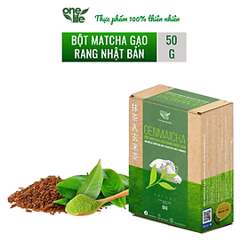 Bột Matcha Onelife Gạo Rang hộp 50g