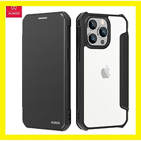 Bao da chống sốc dành cho iPhone 13, 13 Pro, 13 Pro Max chính hãng XUNDD Beatle Dream lưng trong suốt chống sốc, có ngăn dưngcard- Hàng nhập khẩu