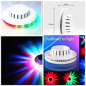 1 ĐÈN LED TRANG TRÍ HÌNH ĐĨA NHẤP NHÁY NHIỀU MÀU SẮC CỰC ĐẸP 