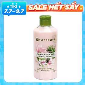 Sữa Tắm Yves Rocher Magnolia White Tea Relaxing Bath & Shower Gel 400ml