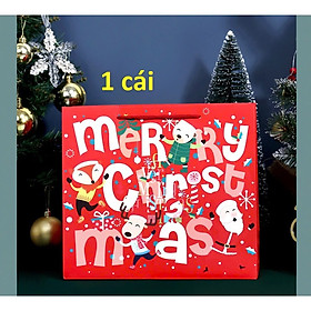 túi giấy đựng quà giáng sinh Noel, quà tặng, gói quà