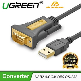 Cáp Chuyển Đổi Ugreen USB 2.0 Sang RS232-DB9 20222 (2m) - Hàng Chính Hãng