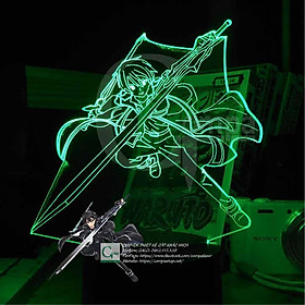 Mua Đèn Ngủ Anime Đèn Ngủ LED 3D Sword Art Online Kirito Type 04 ASAO0104 16 màu tùy chỉnh