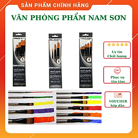 Set Bộ cọ vẽ Acrylic Mont Marte Gallery Series Brush