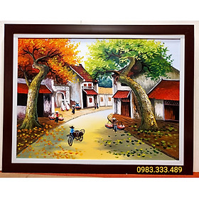Mua TRANH SƠN DẦU VẼ - PHỐ CỔ HÀ NỘI