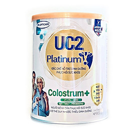 Sữa bột UC2 Platinum Colostrum+ lon 800g (người cần phục hồi sức khỏe cơ thể suy nhược suy dinh dưỡng)