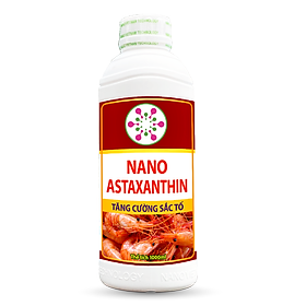Nano Astaxanthin 100% nguyên chất Vietnam Tech TĂNG CƯỜNG SẮC TỐ cho tôm, cá và động vật thủy sinh 1000ML