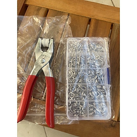 Mua Bộ kìm bấm cúc khuy áo kèm hộp 100 bộ cúc áo( 400 nút)  kìm bấm cúc tiện dụng dễ sử dụng
