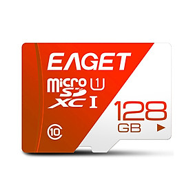 EAGET T1 TF Card 128GB TF Memory Card U1 C10 High Speed Large Capacity Memory Card for Driving Recorder Monitoring