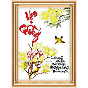 Tranh thêu chữ thập Vợ chồng DLH-222520