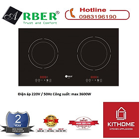 Mua Bếp từ đôi Arber AB384- Hàng Chính Hãng
