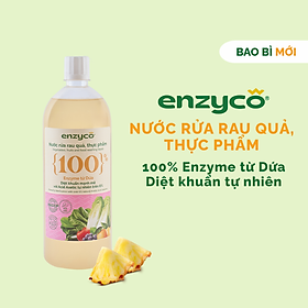 Mua Nước ngâm rửa rau củ quả  thực phẩm sinh học Enzyco 1L - 100% Enzyme Dứa