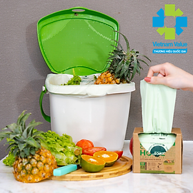 Mua Hộp túi rác cuộn  ANECO 9.8 lít - Phân hủy sinh học hoàn toàn - Bảo vệ môi trường