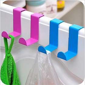 Mua Bộ 4 cái  móc kẹp cạnh cửa tiện dụng ( MÀU NGẪU NHIÊN )