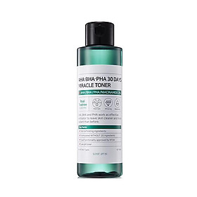 Combo 3 sản phẩm ngừa mụn Some By Mi AHA-BHA-PHA 30 Days Miracle (Toner, Serum, Cream)