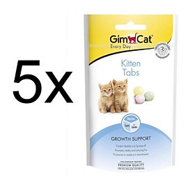 GIMCAT KITTEN TABS 40G - BÁNH THƯỞNG CHO MÈO CON