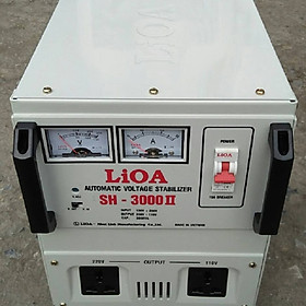 Ổn áp lioa 3kva model SH - 3000II đời mới nhất dây đồng 100%