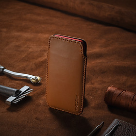 Bao da cho điện thoại 12 mini, 13 mini Da Bò Thật