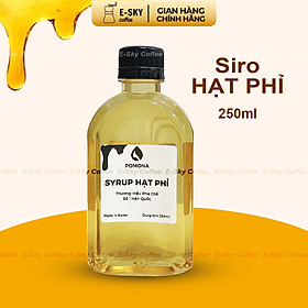 Siro Hạt Dẻ POMONA Marron Syrup Nguyên Liệu Pha Chế Hàn Quốc Chai Thủy