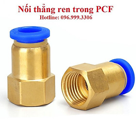 Mua Đầu nối thẳng ren trong PCF khí nén  phun sương đầy đủ kích cỡ giá sỉ