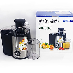 Mua Máy Ép Trái Cây Matika MTK-3266 Công Suất Lớn 600W Lưỡi Dao Inox Bền Bỉ (500ml)-Hàng Chính Hãng