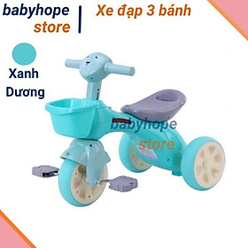 Xe ba bánh chòi chân cho bé có nhạc đèn hàng cao cấp đáng yêu